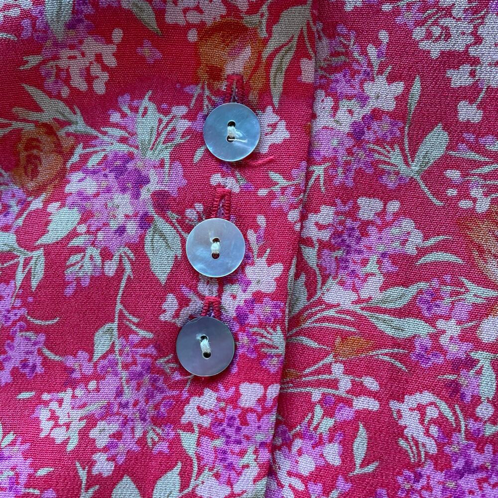 ð¥Vintage Dressbarn Floral Whimsy Cottagecore Coastal Flowy Feminine Maxi Dress - Picture 10 of 16